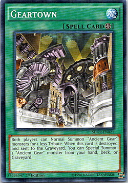 Geartown SDGR-EN021 Yu-Gi-Oh! Light Play 1st Edition - Image 1