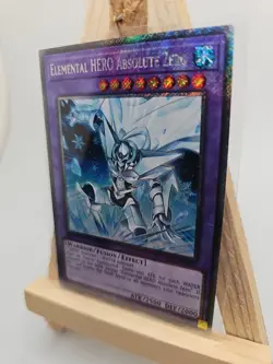 Yu-Gi-Oh Elemental Hero Absolute Zero 1st Edition Platinum Secret Rare... - Image 3