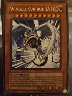 Winged Kuriboh LV10 - Rare Foil - Yugioh Light Monster - Vintage - Image 1