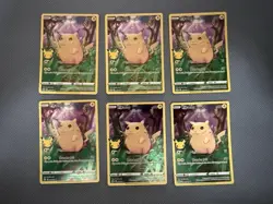 Pokemon Pikachu TCG Celebrations Card 005/025 LOT OF 6 - Image 1