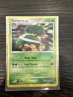Torterra 17/130 Diamond & Pearl Holo Rare Pokemon Card - Image 1