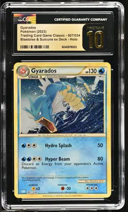 2023 Pokemon Trading Card Game Classic #007/034 Gyarados CGC 10 - Image 1
