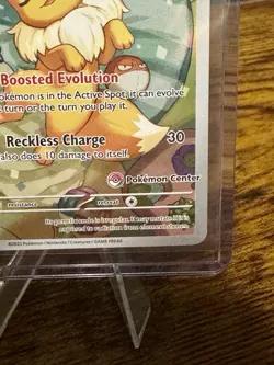 Prismatic Evolutions Eevee SVP EN 173 Promo Pokemon Center Stamped PC ETB Card - Image 2