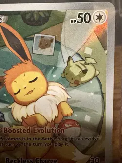 Prismatic Evolutions Eevee SVP EN 173 Promo Pokemon Center Stamped PC ETB Card - Image 5