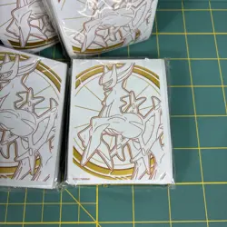 10 Pokemon Brilliant Stars ETB Card Sleeves Elite Trainer Box 65 Ct Lot Arceus - Image 2