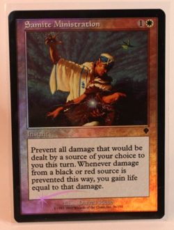 MTG - [ Samite Ministration ] - FOIL - Near Mint! Invasion Magic the Gathering - Image 1