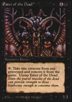 NM-Mint, Italian MTG Regular Eater of the Dead The Dark Magic the Gathering - Image 1