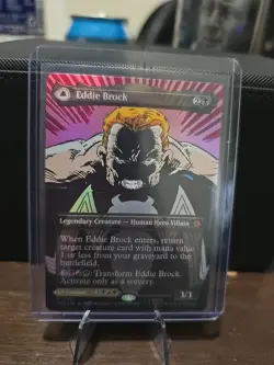 Eddie Brock (0233) (Borderless) Marvel's Spider-Man Foil Magic the Gathering - Image 1