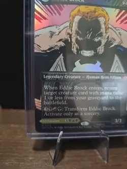 Eddie Brock (0233) (Borderless) Marvel's Spider-Man Foil Magic the Gathering - Image 3