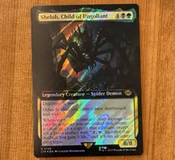 Shelob Child of Ungoliant, R 0785, NM, Extended Surge Foil MTG, LotR Lord Rings - Image 1