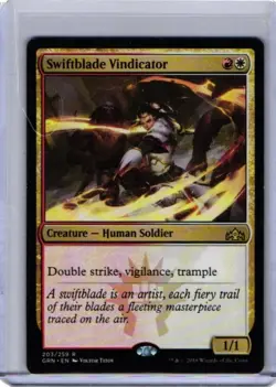 1x Swiftblade Vindicator (203) Guilds of Ravnica LP MTG Magic the Gathering x1 - Image 1