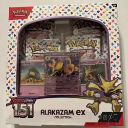 Pokemon TCG: Scarlet And Violet 151 Alakazam EX Collection Box Brand New Sealed - Image 1