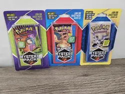 Pokemon Mystery Pack Seeded 1:10 Walgreens Lot Of 3 Packs See Pics - Image 1