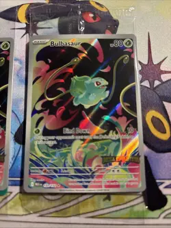 Pokemon Bulbasaur 133/132 English Mega Evolution Stamped Promo SEALED - Image 2