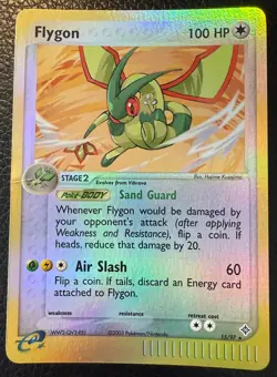 2003 POKEMON TCG FLYGON EX DRAGON REVERSE HOLO 15/97 MP - Image 1