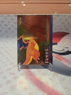 Pikachu’s Vacation Trapped Charizard Holo Pokemon Topps Movie Edition - Image 1