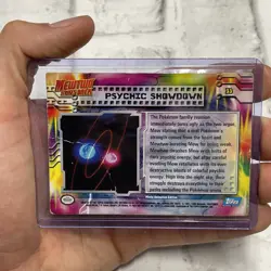 Pokemon TCG Psychic Showdown Pokemon Topps Mewtwo Strikes Back 33 MP Vintage - Image 3