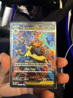 Pokemon TCG Mega Lucario EX 160/132 Ultra Rare Holo NM Mega Evolutions Full Art - Image 1