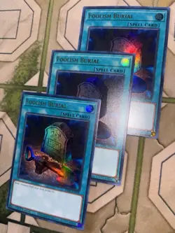 YuGiOh FOOLISH BURIAL Ultra Rare Play Set RA02-EN049 - Image 2