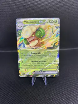 Pokemon TCG Holo Whimsicott Ex White Flare Holo Foil Nm 3 Card Lot Near Mint - Image 1