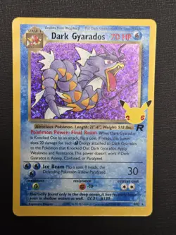 Dark Gyarados 8/82 Celebrations 25th Anniversary NM Holo Foil Rare Pokemon Card - Image 1