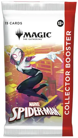 Sealed Magic The Gathering MTG Marvel's Spider-Man Collector Booster Pack - Image 1