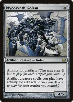 MTG - Mycosynth Golem (5DN) - Image 1