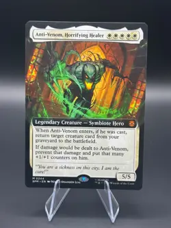 Anti-Venom, Horrifying Healer (Extended Art) Marvel's Spider-Man SPM MTG - NM - Image 1