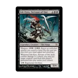 WOTC MtG Betrayers of Kamigawa Ink-Eyes, Servant of Oni (R) EX - Image 1