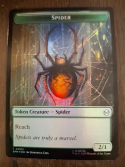 Spider / Illusion Villain Token - Spiderman - MTG - EN - NM - 0003/0002 - Image 1