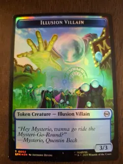 Spider / Illusion Villain Token - Spiderman - MTG - EN - NM - 0003/0002 - Image 2