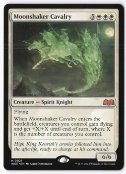 Moonshaker Cavalry 21 Wilds of Eldraine MTG M NM - Image 1