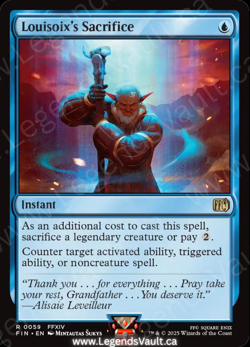 MTG FF - Final Fantasy - Louisoix's Sacrifice - (0059) Rare - Image 1