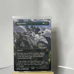 Scapeshift Borderless OTJ Special Guests Regular MTG - Image 1