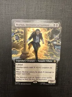NM Extended Art Morlun, Devourer of Spiders, MTG, Marvel's Spider-Man, Magic NM - Image 1
