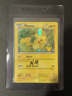 Pikachu 26/83 Holo Promo 20th Anniversary Stamped Pokemon - Pokemon TCG - Image 4