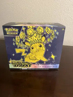New Sealed Pokemon Center EXCLUSIVE SURGING SPARKS Elite Trainer Box ETB - Image 1