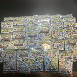 Prismatic Evolutions Booster Pack Lot Of 35 FACTORY SEALED PACKS Pokemon TCG - Image 1