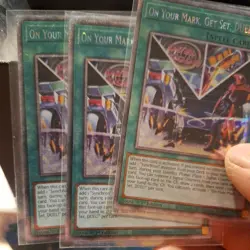 Yugioh On Your Mark Get Set Duel! RA03-EN276 Platinum Secret Rare ×3 - Image 1