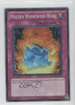 SR - Molten Whirlwind Wall 1st Ed. YuGiOh Hidden Arsenal 5: Steelswarm Invasion - Image 1