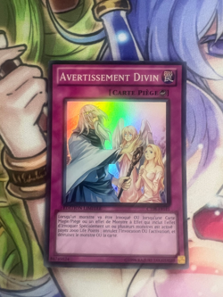 SOLEMN WARNING FRENCH SUPER RARE CT08-EN015 FR015 NEAR MINT YUGIOH - Image 1