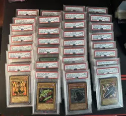 Yugioh Legend of Blue Eyes LOB 31 1st Edition PSA 10 LOT - Image 1
