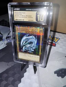 Yugioh Blue-Eyes White Dragon MP24 Black Label Quarter Century Grade 10 PRISTINE - Image 3