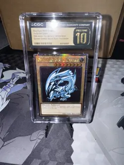 Yugioh Blue-Eyes White Dragon MP24 Black Label Quarter Century Grade 10 PRISTINE - Image 1