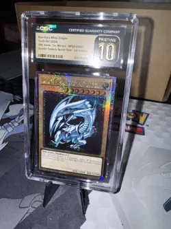 Yugioh Blue-Eyes White Dragon MP24 Black Label Quarter Century Grade 10 PRISTINE - Image 3