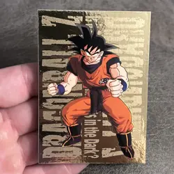 1999 FUNimation Dragon Ball Z DBZ Card G-2 Son Goku Gold Foil JPP/AMADA Super - Image 2