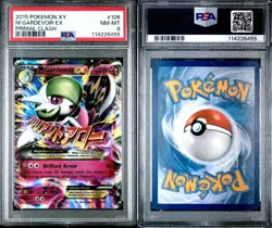 Pokemon XY Primal Clash M Gardevoir EX Ultra Rare Card 106/160 2015 PSA 8 - Image 2