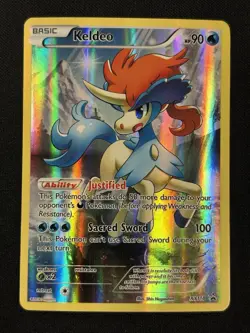 Keldeo XY Black Star Promos XY118 Full Art Pokemon Card - Image 1