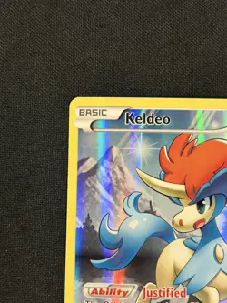 Keldeo XY Black Star Promos XY118 Full Art Pokemon Card - Image 2