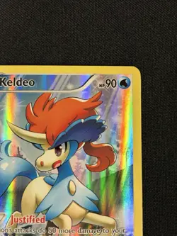 Keldeo XY Black Star Promos XY118 Full Art Pokemon Card - Image 3